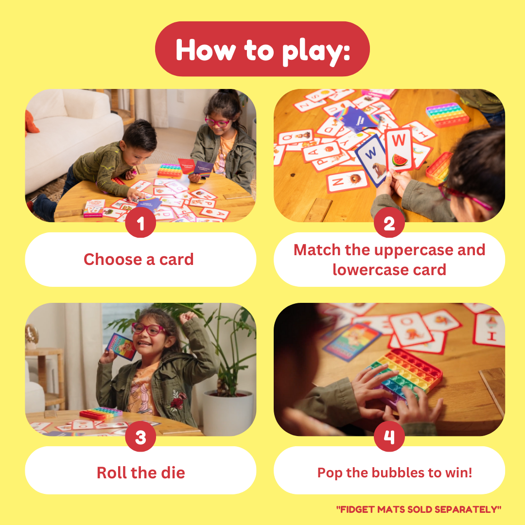 Alphabet Cards | Uppercase & Lowercase | Toylandeu™