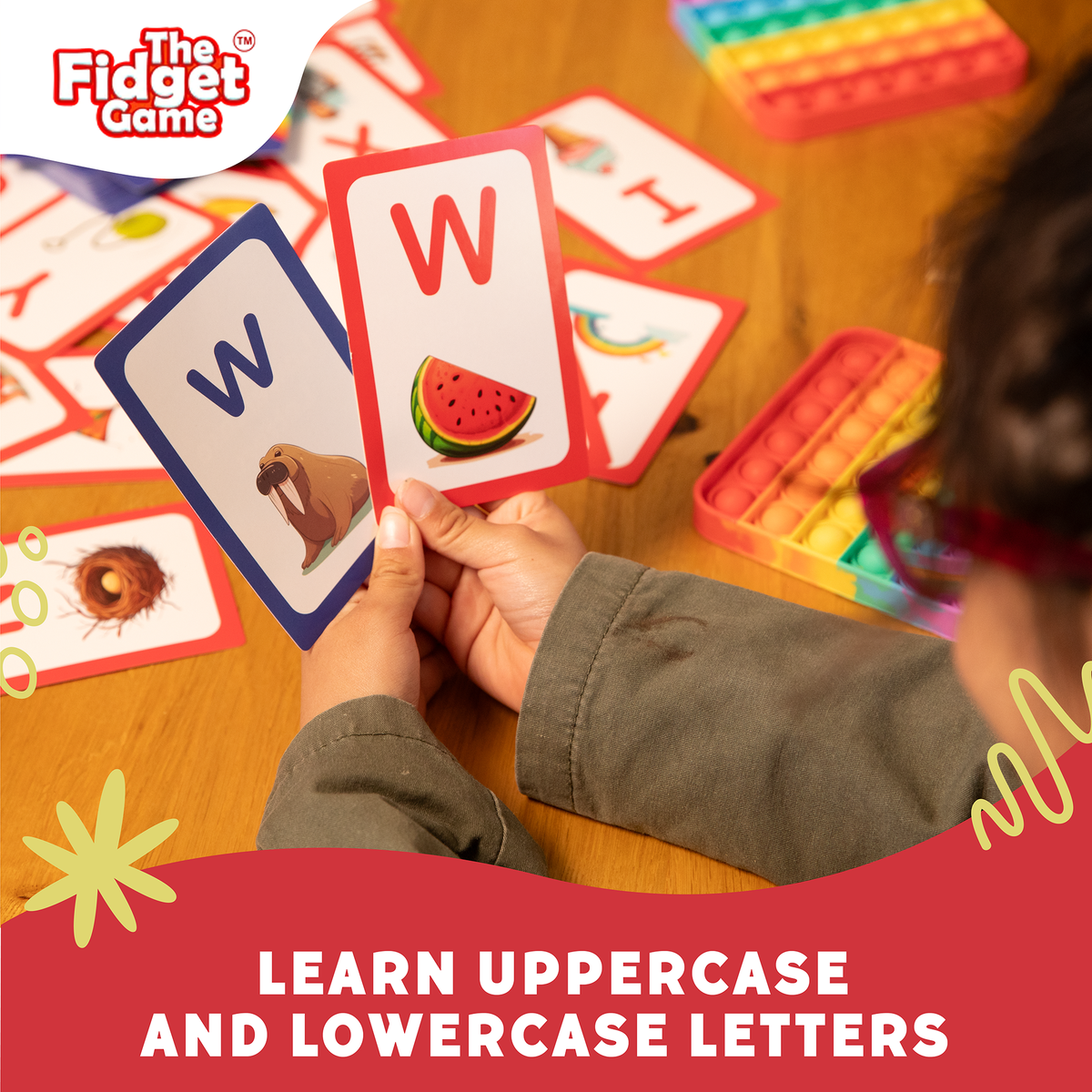 Alphabet Cards | Uppercase & Lowercase | Toylandeu™