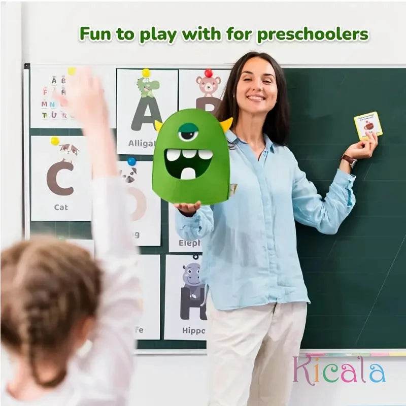 Alphabet Monster Matching Game Fun Letter Recognition Toy for Youngsters 3 Plus Classroom Home Learning Christmas Gift - ToylandEU