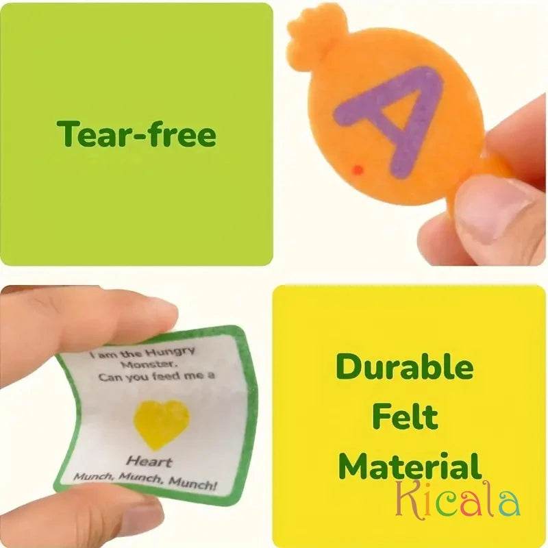 Alphabet Monster Matching Game Fun Letter Recognition Toy for Youngsters 3 Plus Classroom Home Learning Christmas Gift - ToylandEU