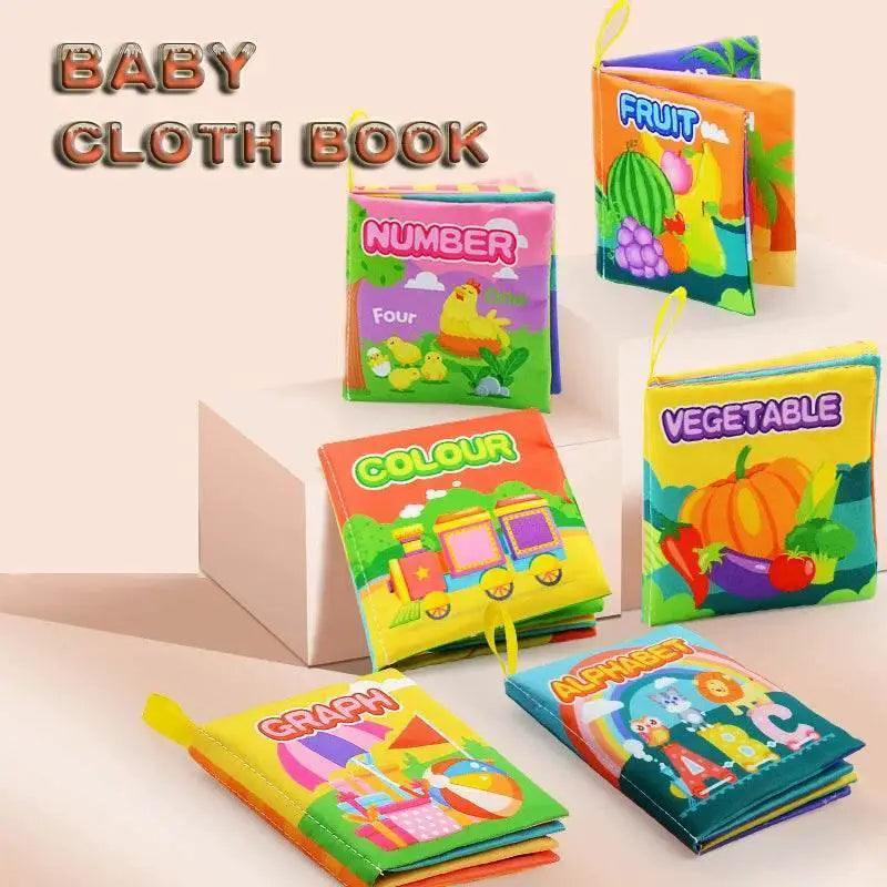  Montessori Toys Baby Cloth Book Alphabet Puzzle for Ages 0 3 Years Interactive Language Learning -  ToylandEU™