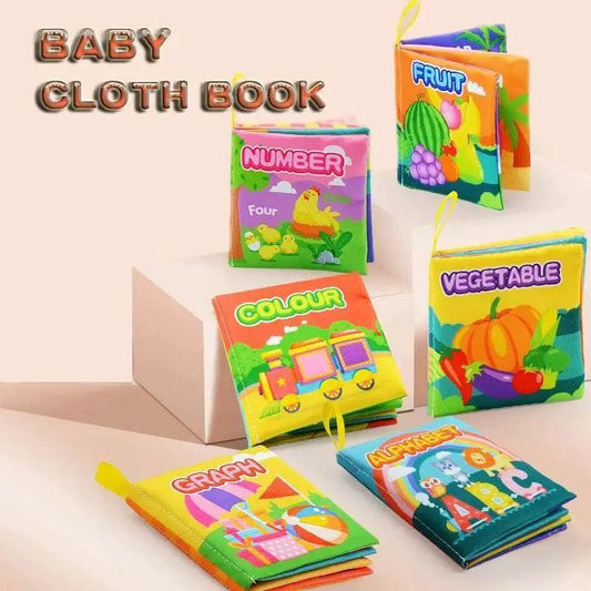  Montessori Toys Baby Cloth Book Alphabet Puzzle for Ages 0 3 Years Interactive Language Learning -  ToylandEU™
