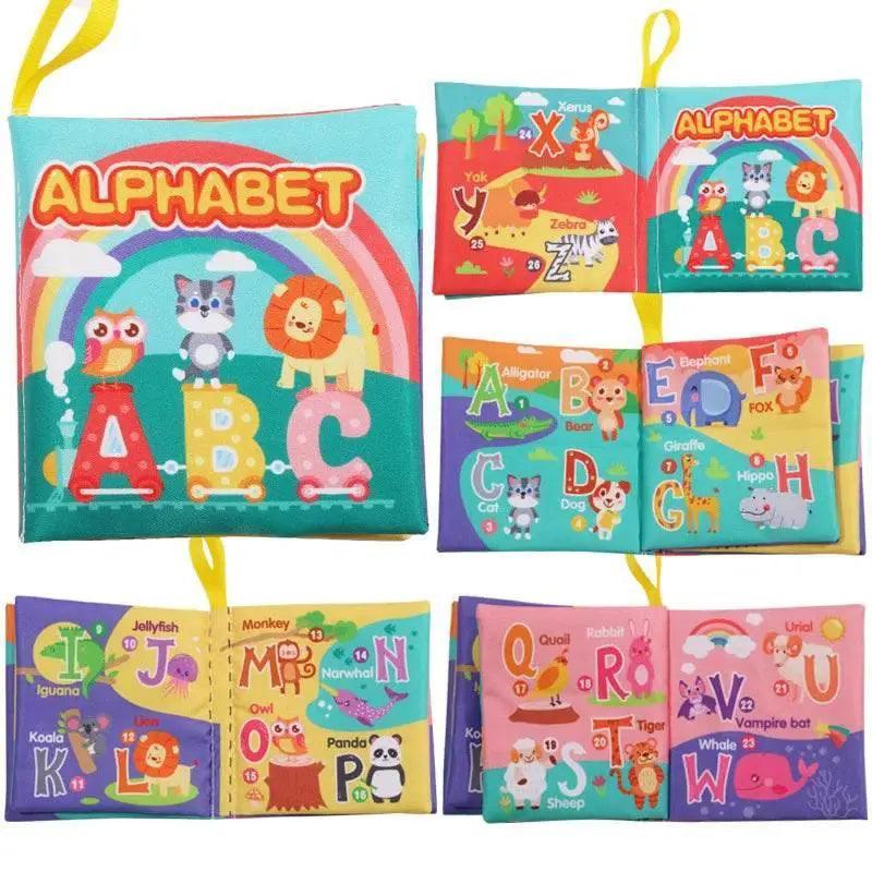  Montessori Toys Baby Cloth Book Alphabet Puzzle for Ages 0 3 Years Interactive Language Learning -  ToylandEU™