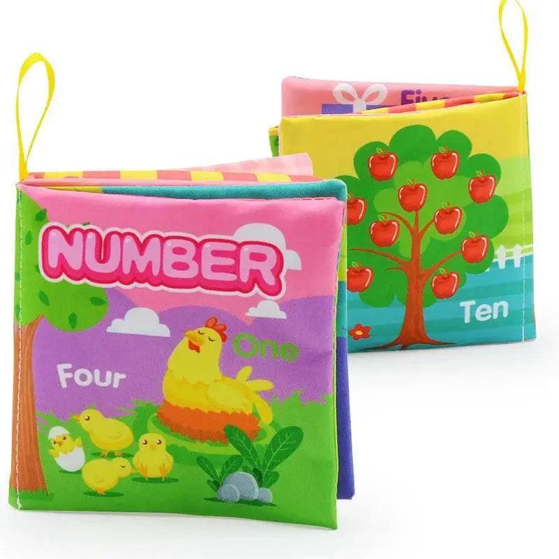  Montessori Toys Baby Cloth Book Alphabet Puzzle for Ages 0 3 Years Interactive Language Learning -  ToylandEU™
