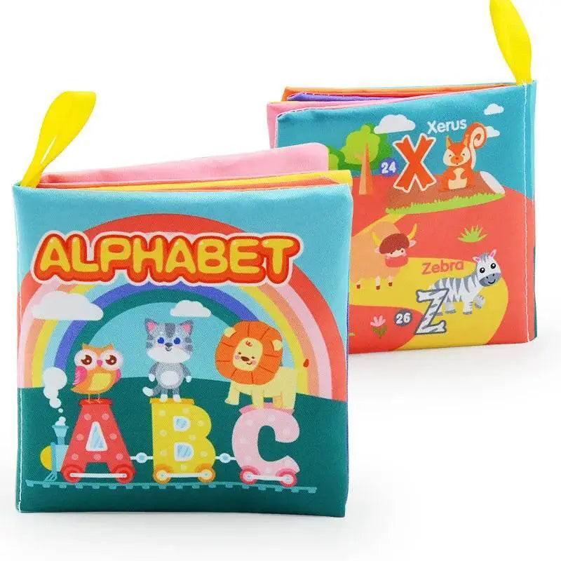  Montessori Toys Baby Cloth Book Alphabet Puzzle for Ages 0 3 Years Interactive Language Learning -  ToylandEU™