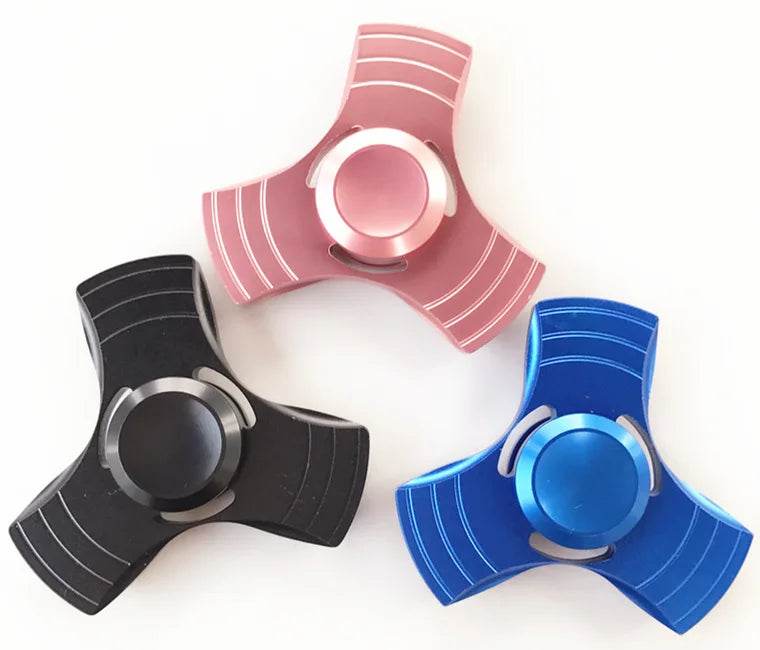 Aluminum Alloy Hand Spinner Trefoil Finger Spinner Toys - ToylandEU