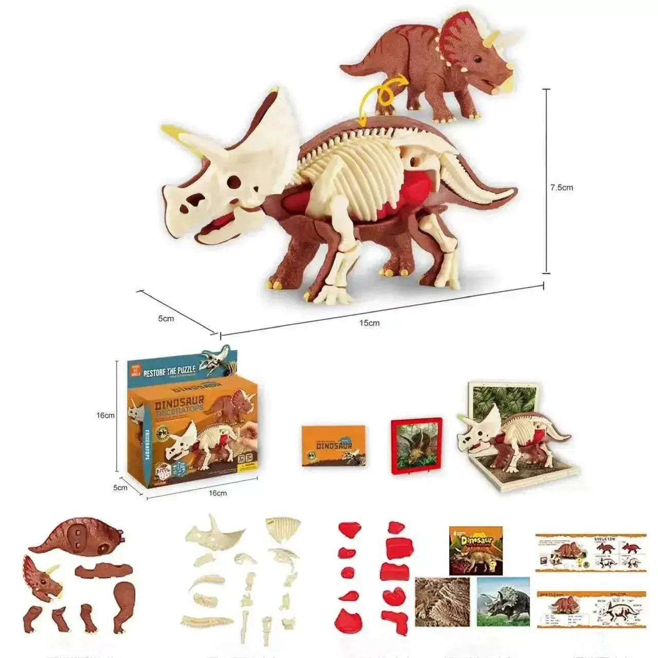  Amazing 3D Dinosaur Model Kit Toyland EU -  ToylandEU™