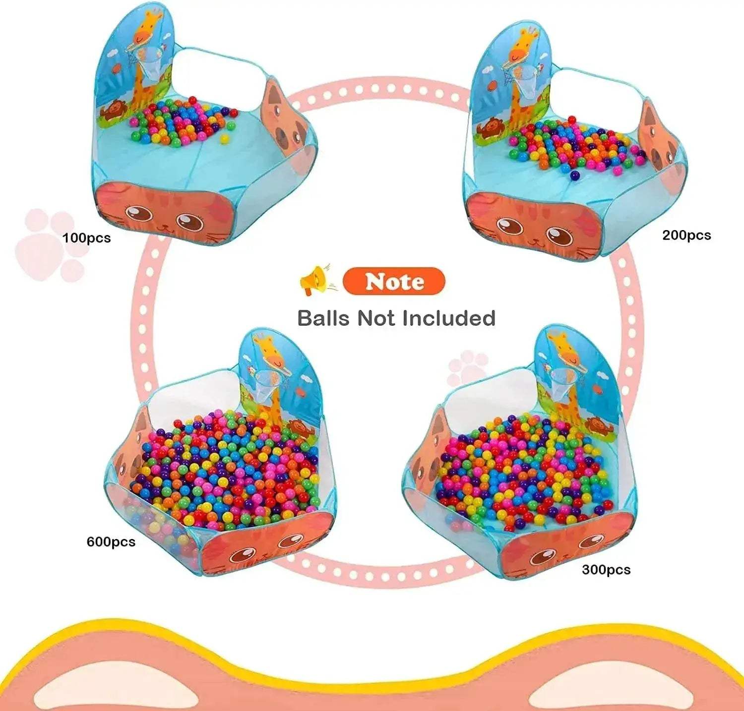  Amazing Ball Pit Pool 2in1 Foldable Design Toyland EU -  ToylandEU™