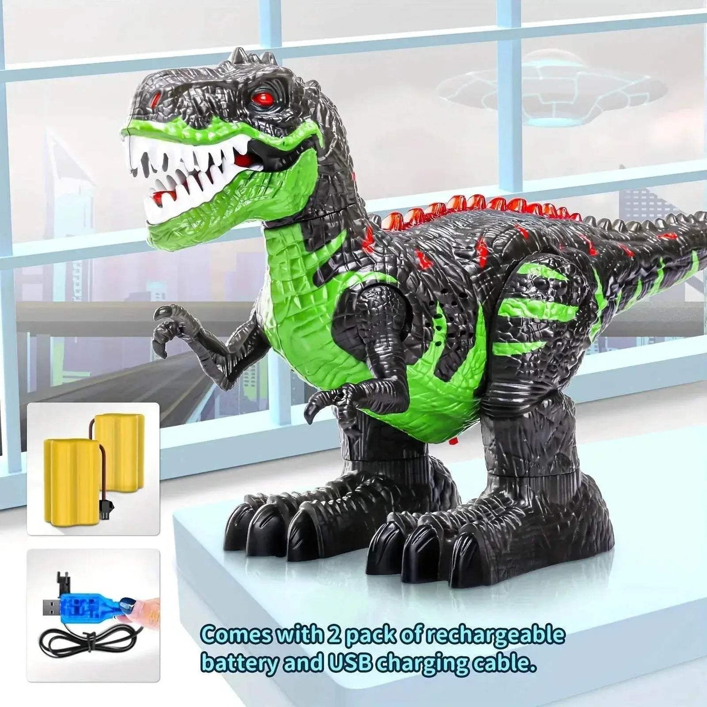  Amazing RC Dinosaur Toy 360 Rotating T Rex Toyland EU -  ToylandEU™