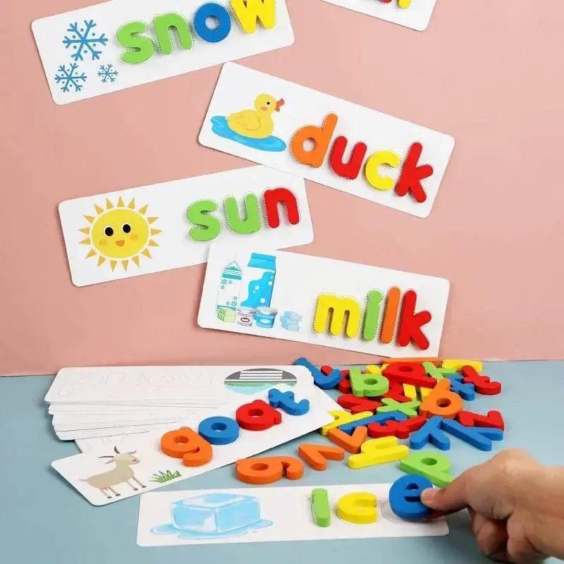 Amazing Word Puzzle Wooden Letters 3to6 Toyland EU -  ToylandEU™