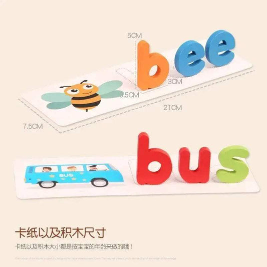  Amazing Word Puzzle Wooden Letters 3to6 Toyland EU -  ToylandEU™