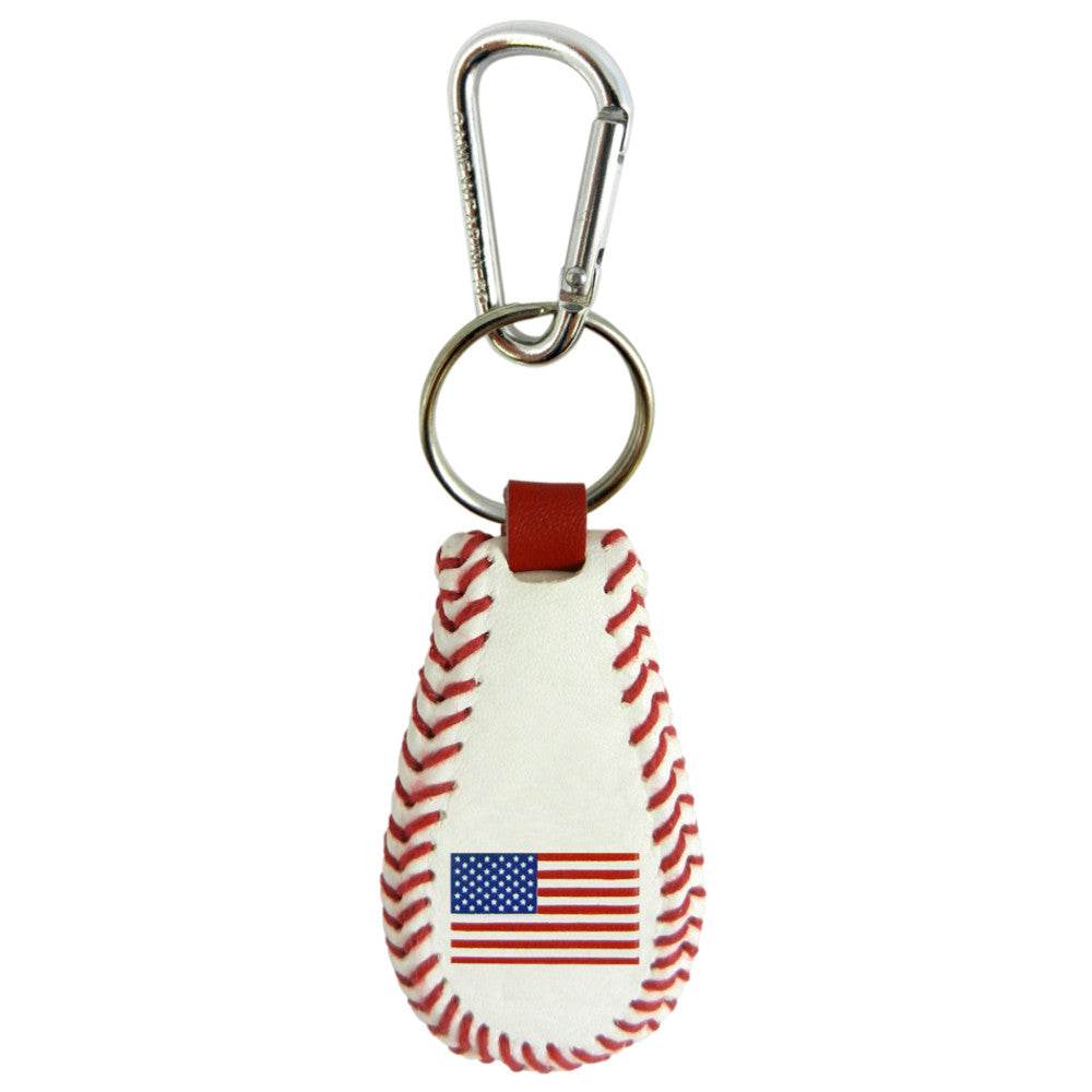 American Flag Baseball Keychain Classic Gamewear USA - ToylandEU