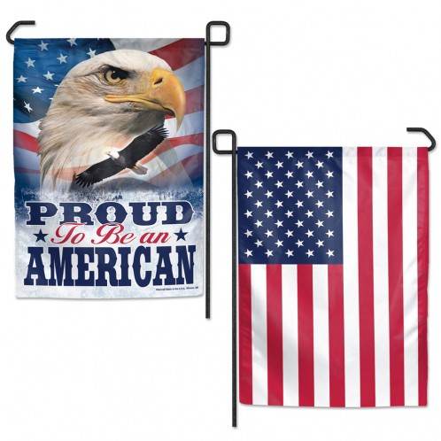 American Flag Garden Style 12x18 Two Sided Proud American - ToylandEU