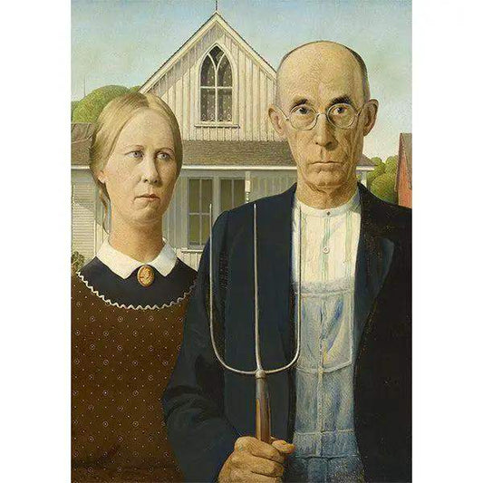 American Gothic Jigsaw Puzzle 1000 Pieces By Piatnik - ToylandEU