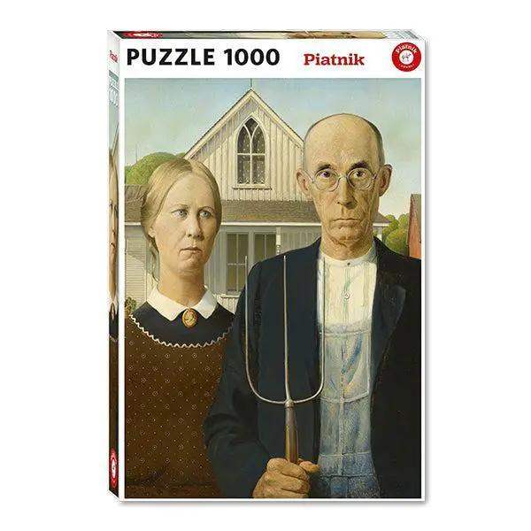 American Gothic 1000 Piece Jigsaw Puzzle Piatnik - Puzzle Merchant
