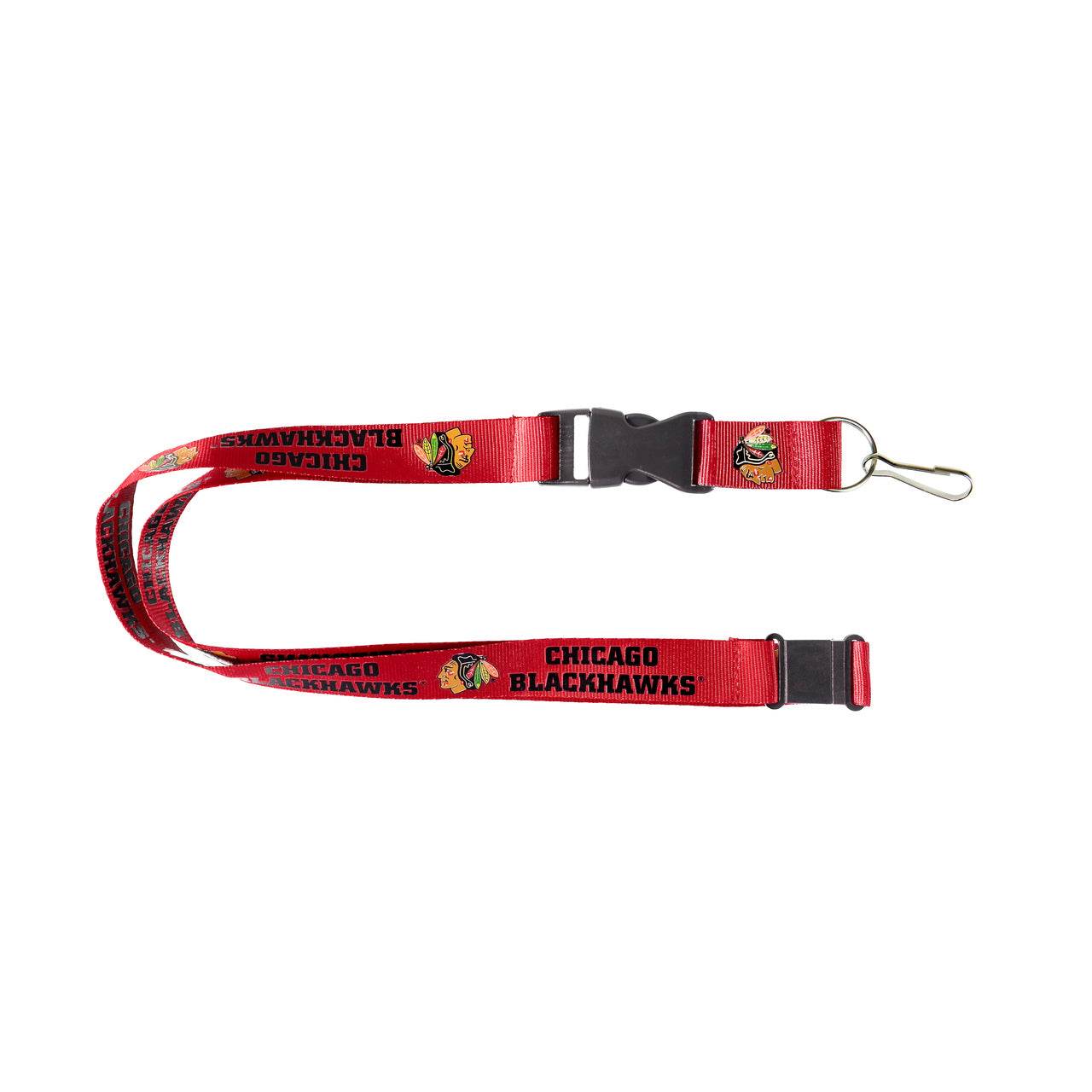 Aminco Chicago Blackhawks Red Lanyard With Breakaway - ToylandEU