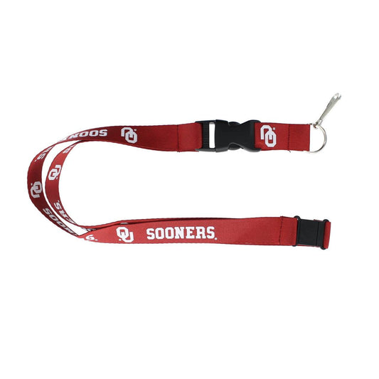 Aminco Oklahoma Sooners Red Lanyard Breakaway Buckle Keys - ToylandEU