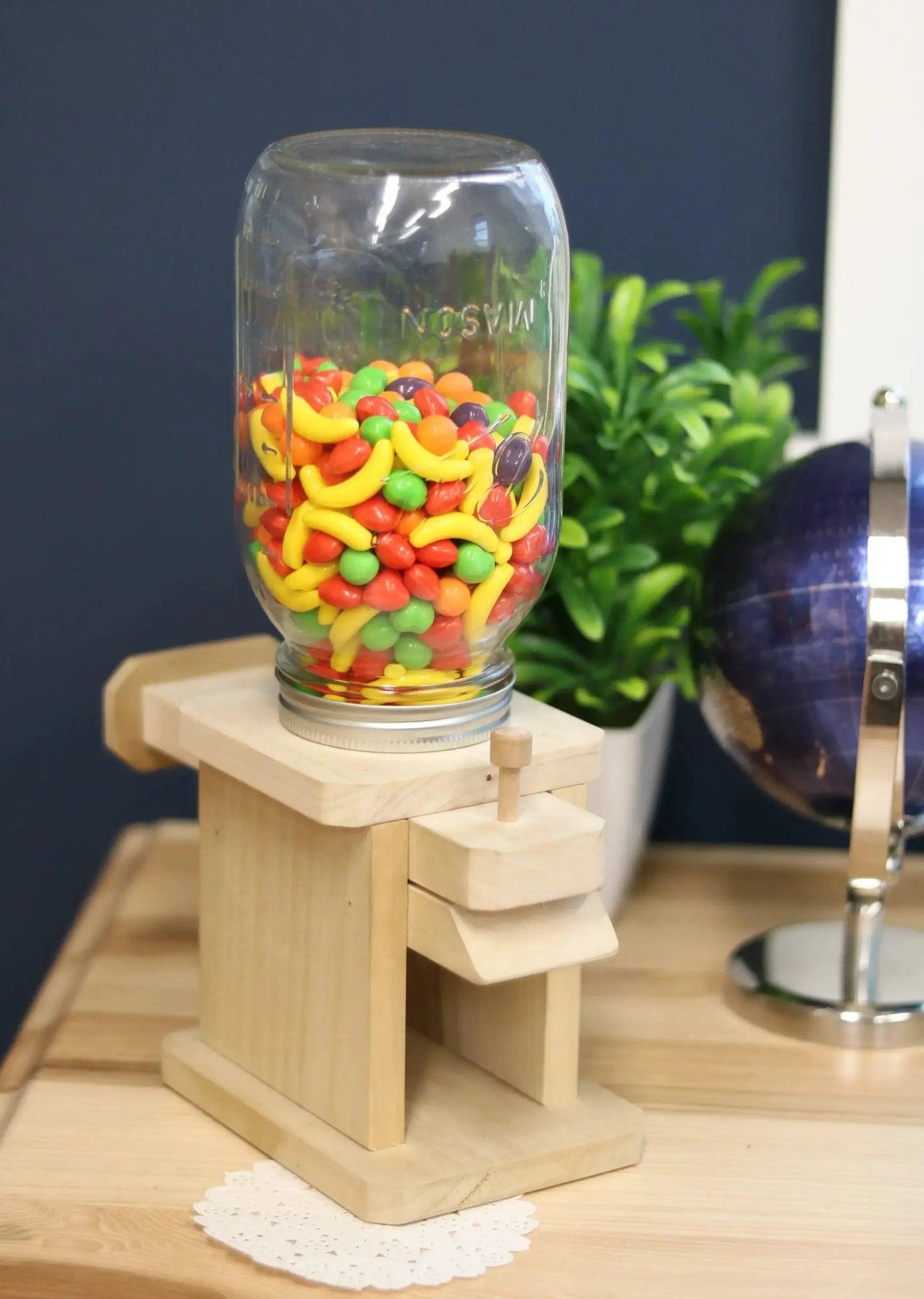  Amish Candy Dispenser Glass Jar Handcrafted -  ToylandEU™