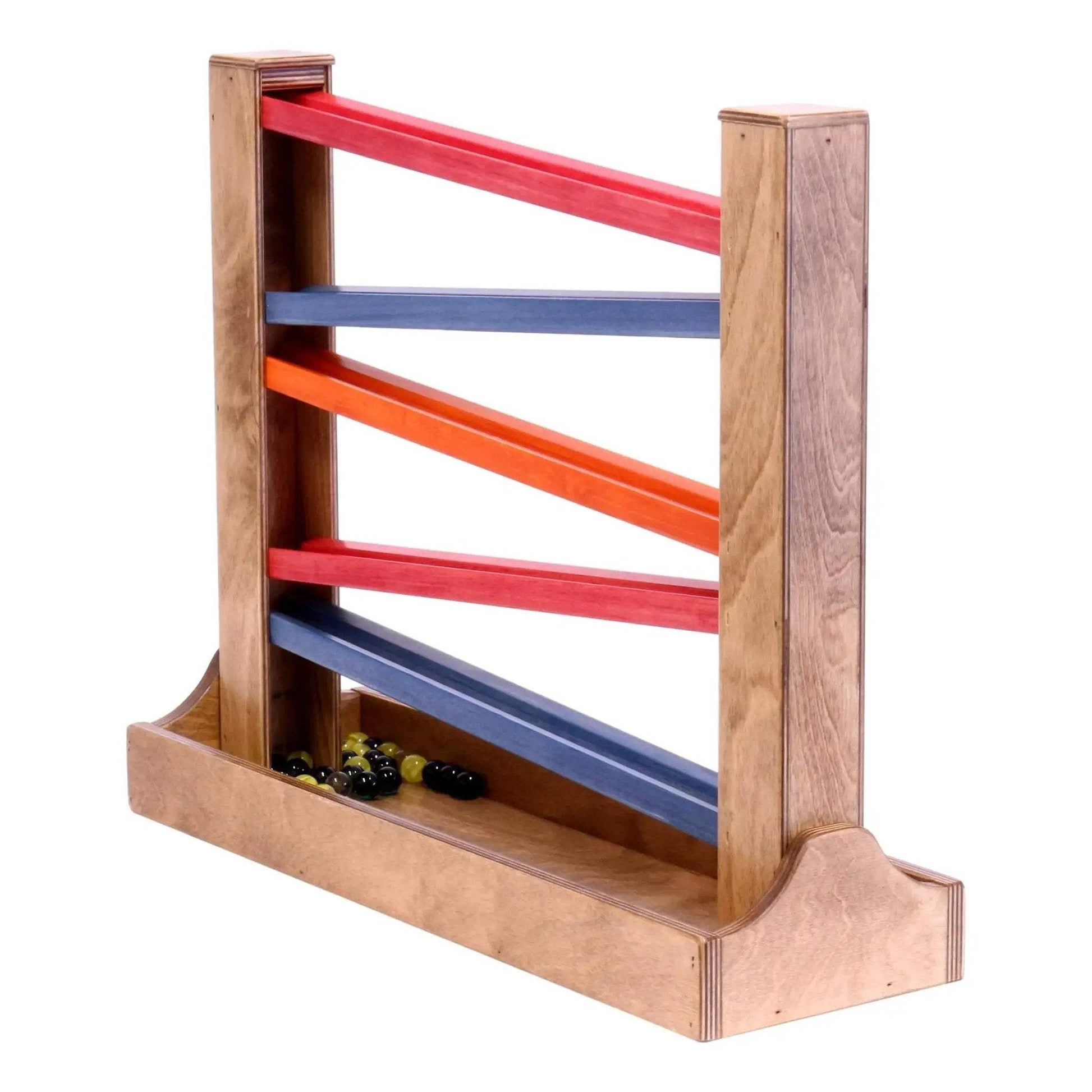 Amish-Made Heirloom Marble Roller Wooden Toy - Child-Safe Finish - ToylandEU