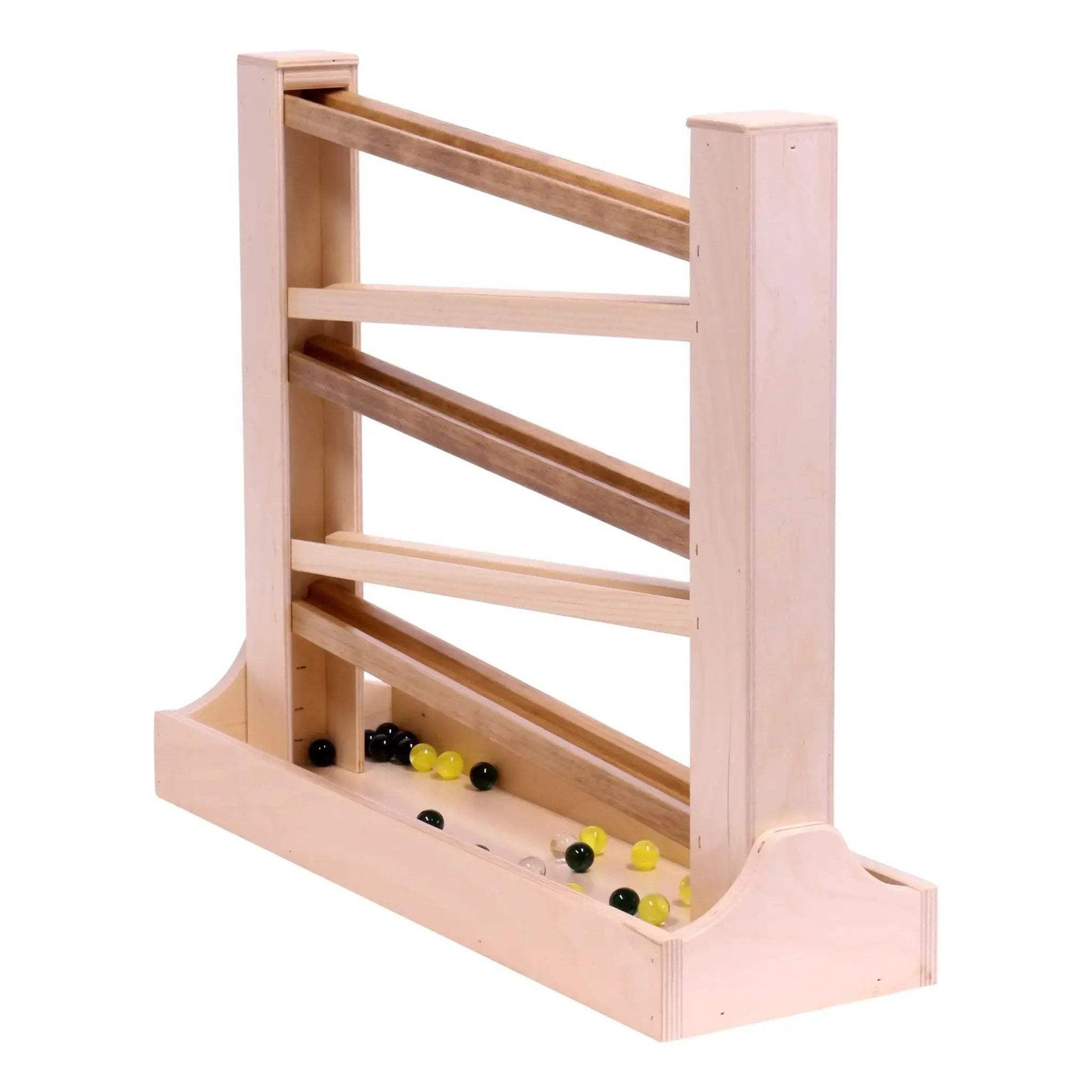 Amish-Made Heirloom Marble Roller Wooden Toy - Child-Safe Finish - ToylandEU