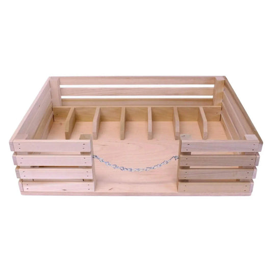 Amish-Made Wooden Mini Stockyard Toy, with 7 Stalls - ToylandEU