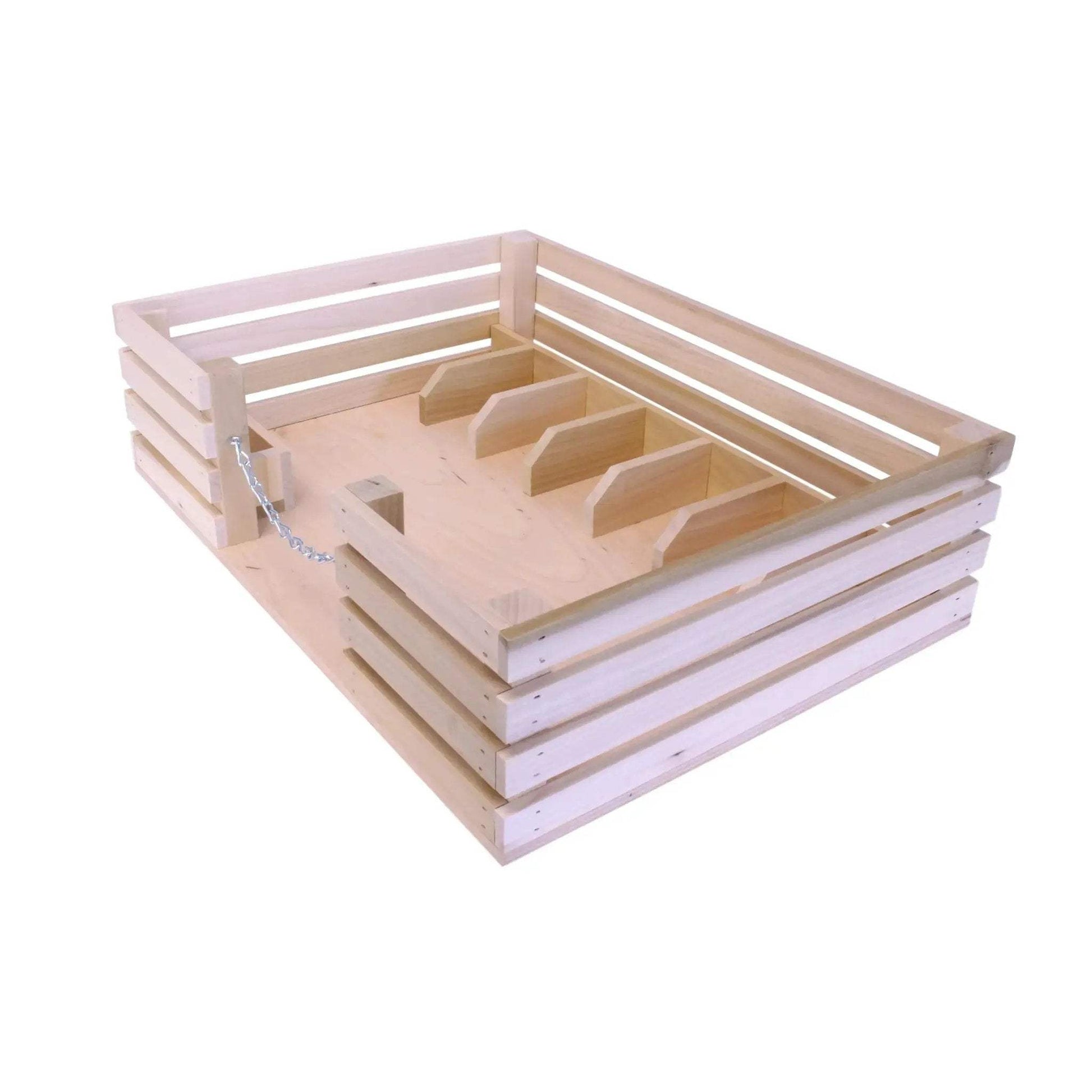 Amish-Made Wooden Mini Stockyard Toy, with 7 Stalls - ToylandEU