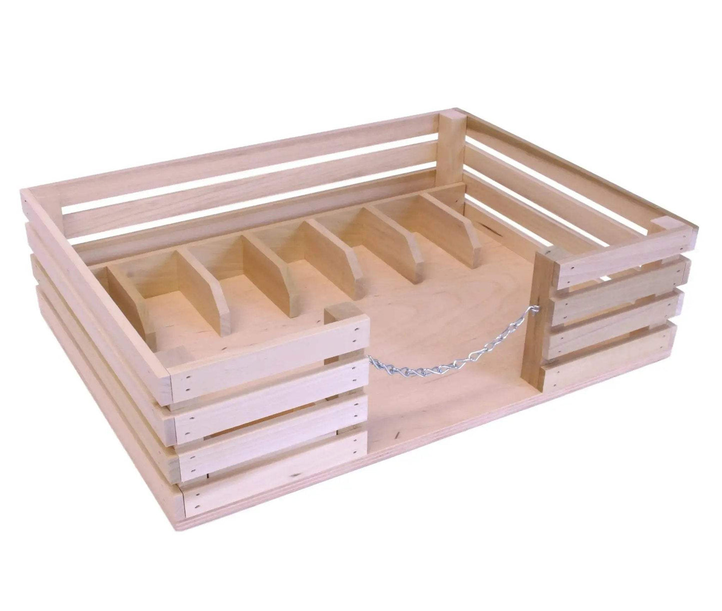 Amish-Made Wooden Mini Stockyard Toy, with 7 Stalls - ToylandEU