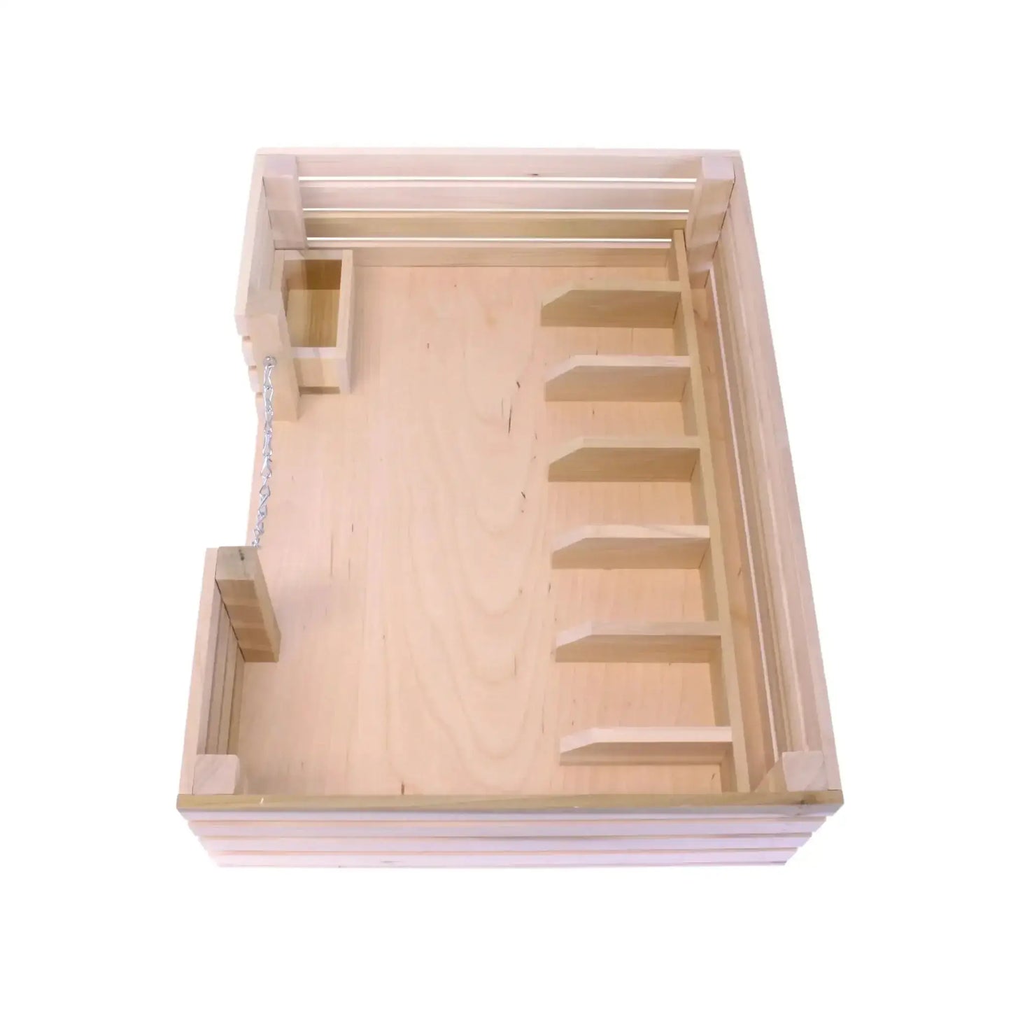 Amish-Made Wooden Mini Stockyard Toy, with 7 Stalls - ToylandEU