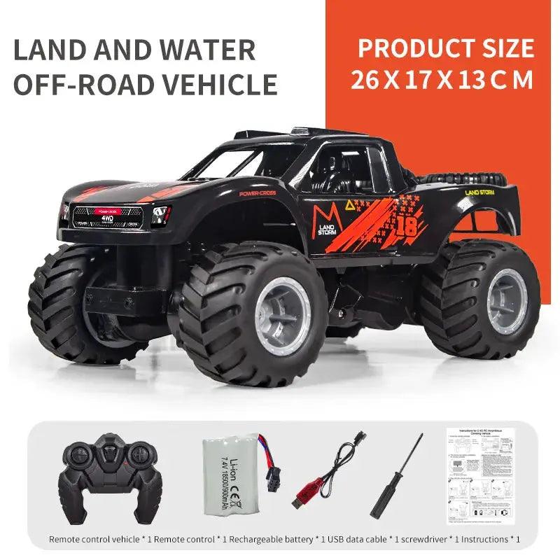  Amphibious 4x4 RC Car Waterproof All Terrain Kid Safe -  ToylandEU™