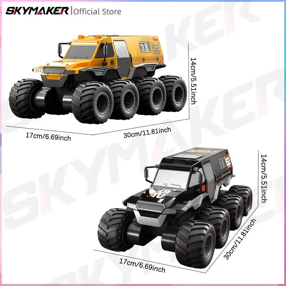  Amphibious 8WD RC Car Waterproof Off Road Climber -  ToylandEU™