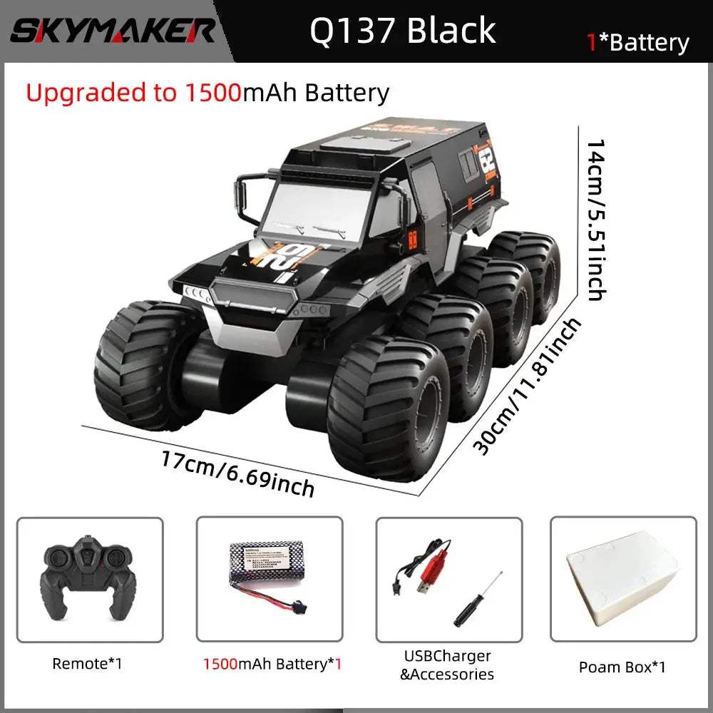  Amphibious 8WD RC Car Waterproof Off Road Climber -  ToylandEU™