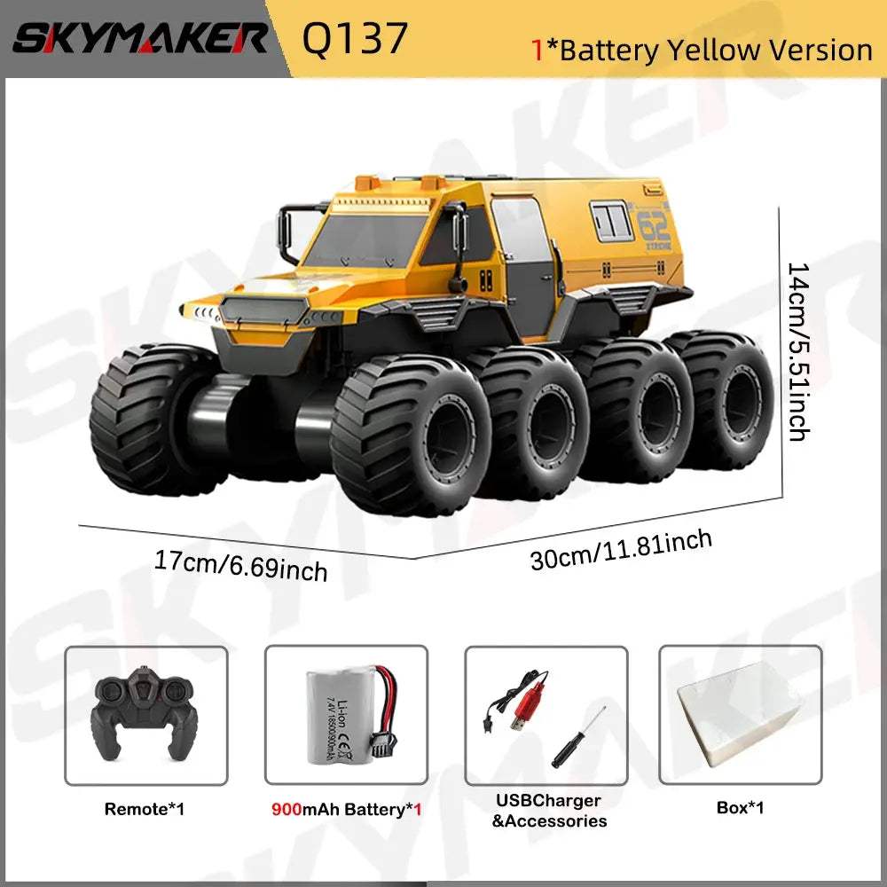 Amphibious 8WD RC Car Waterproof Off Road Climber -  ToylandEU™
