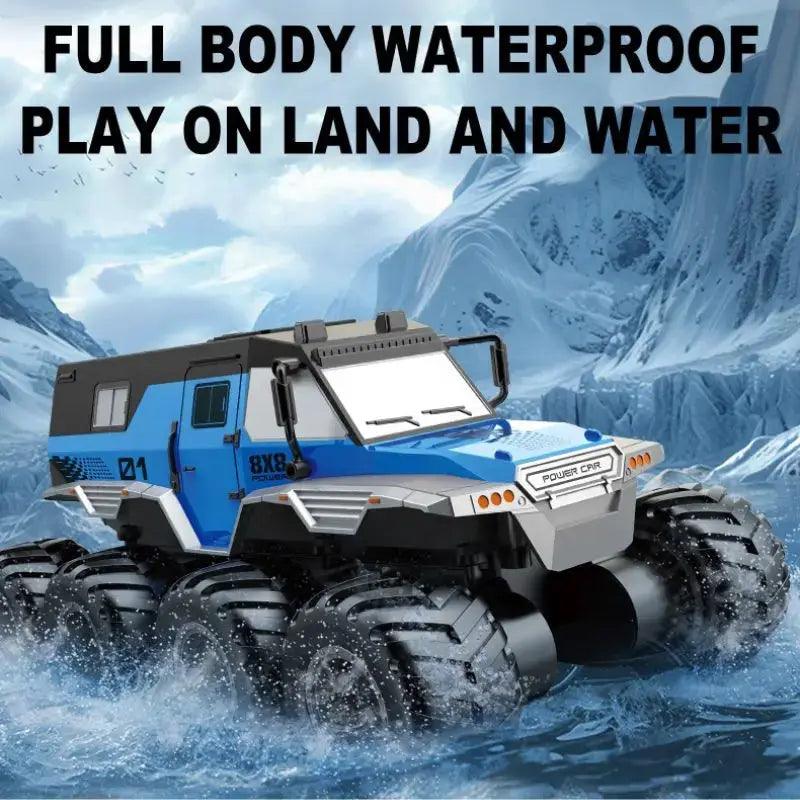  Amphibious All Terrain RC Car Eight Wheel Drive Kids -  ToylandEU™