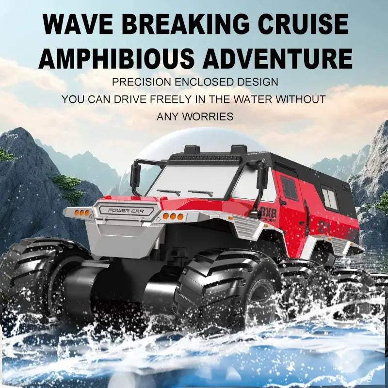  Amphibious All Terrain RC Car Eight Wheel Drive Kids -  ToylandEU™