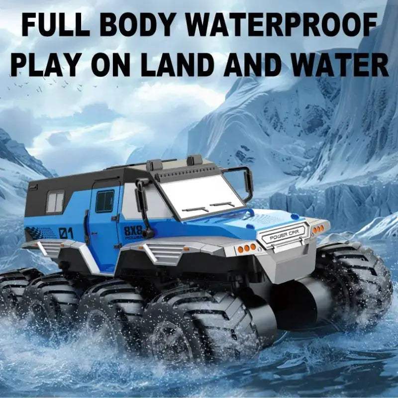  Amphibious All Terrain RC Car Eight Wheel Drive Kids -  ToylandEU™