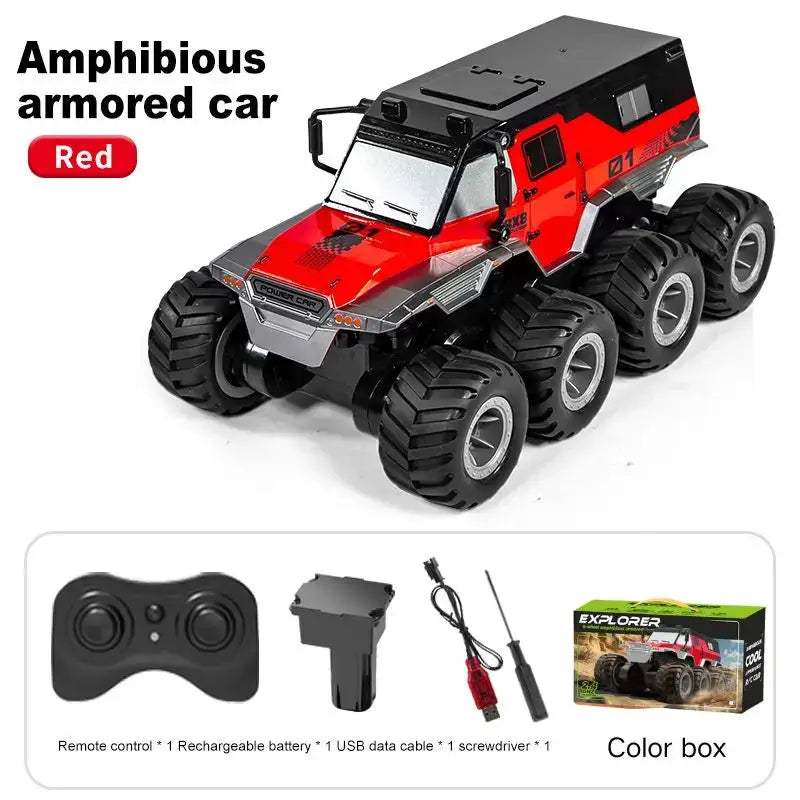  Amphibious All Terrain RC Car Eight Wheel Drive Kids -  ToylandEU™