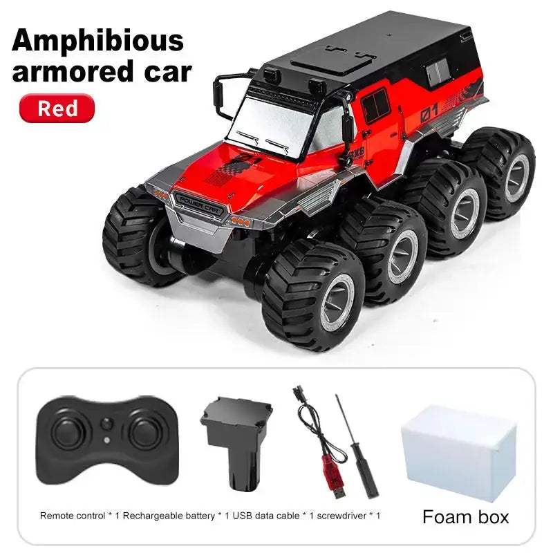  Amphibious All Terrain RC Car Eight Wheel Drive Kids -  ToylandEU™