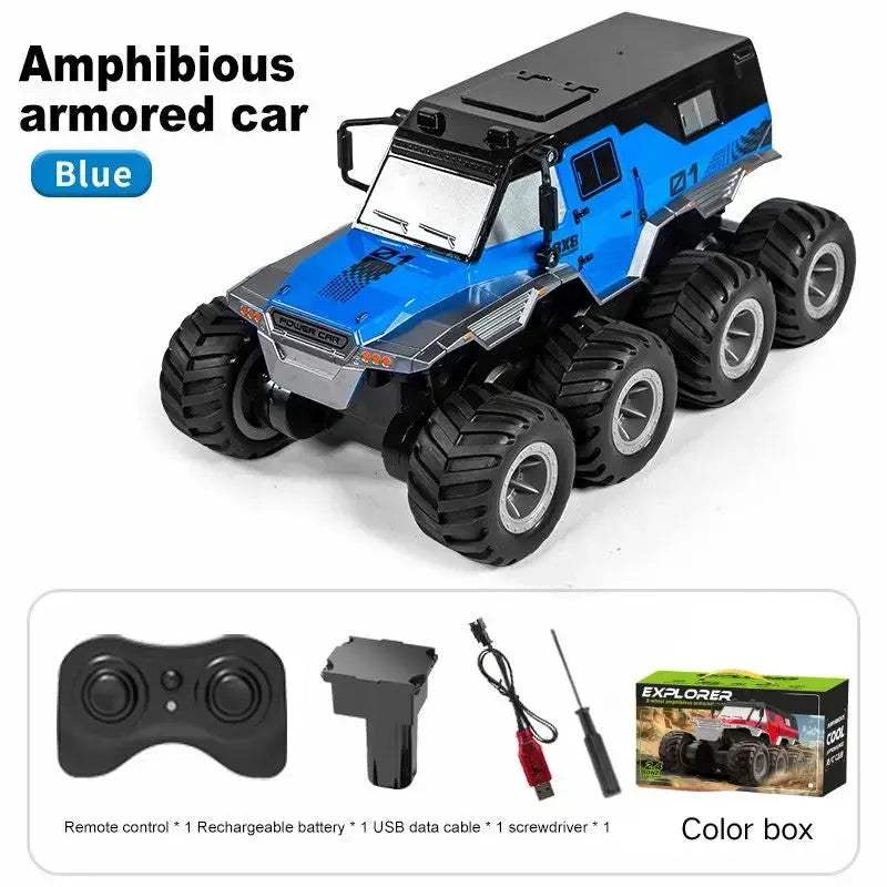  Amphibious All Terrain RC Car Eight Wheel Drive Kids -  ToylandEU™