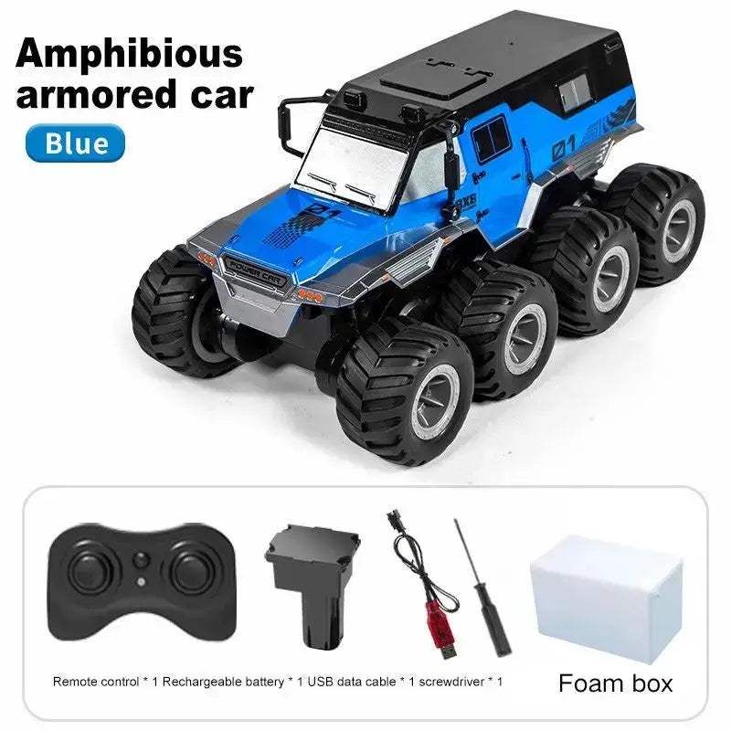  Amphibious All Terrain RC Car Eight Wheel Drive Kids -  ToylandEU™