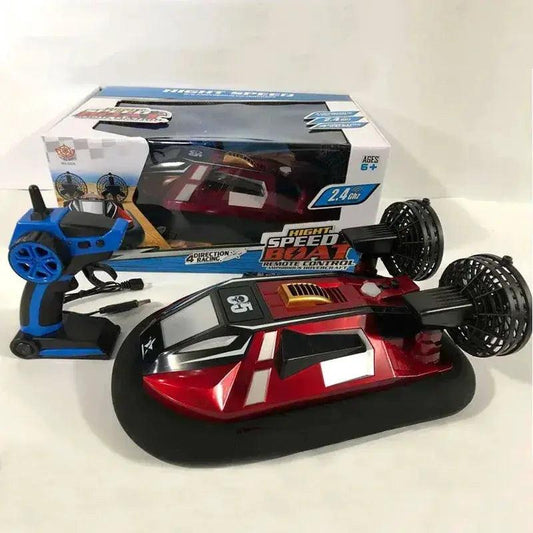  Amphibious Hovercraft Remote Control Boat High Speed Warship -  ToylandEU™