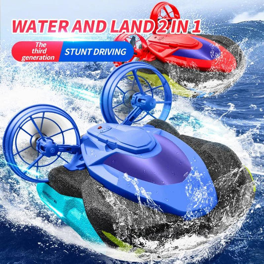  Amphibious RC Boat | 2.4GHz 4 Channel | Toylandeu™ 