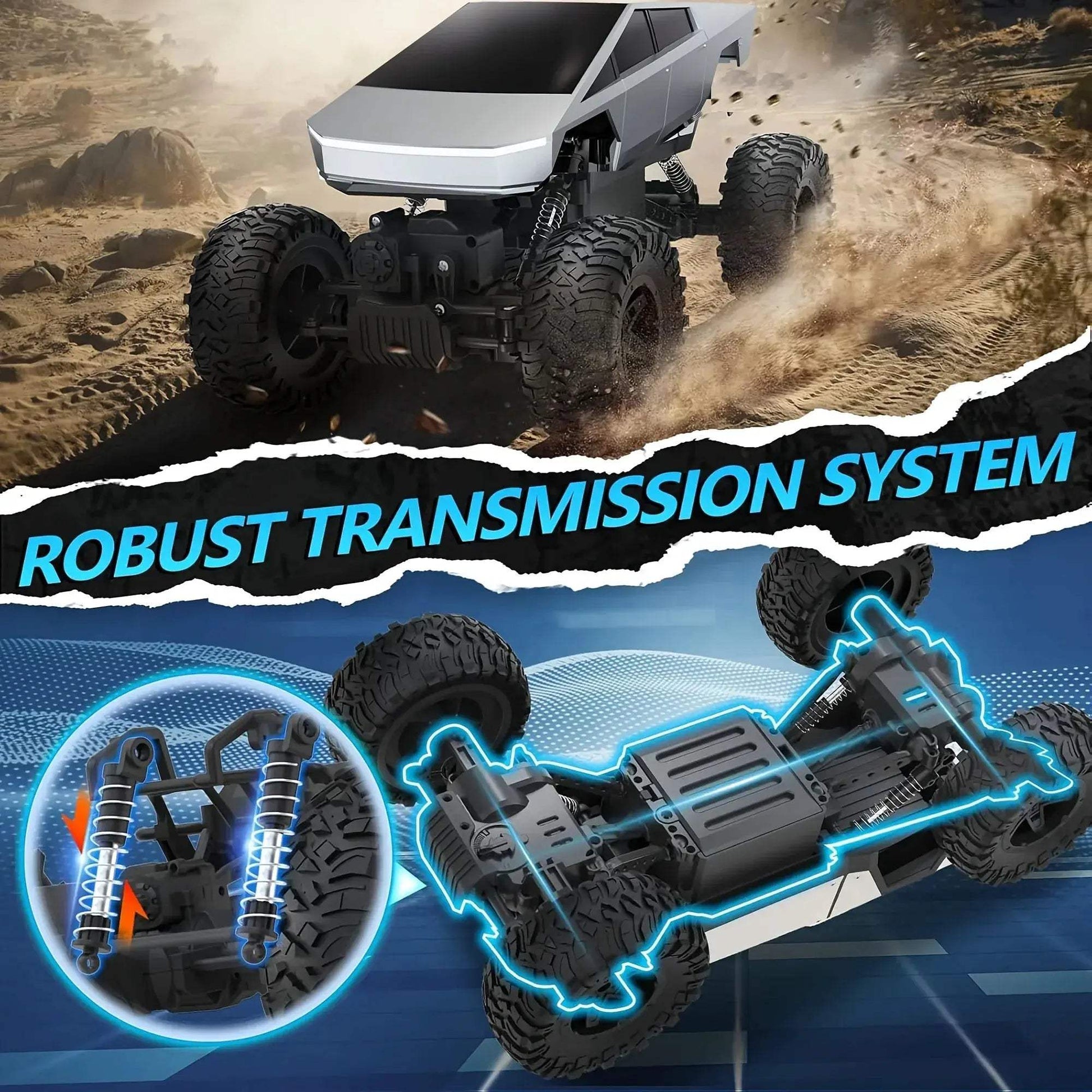 Amphibious RC Car 4WD Off Road Monster Truck Waterproof - ToylandEU