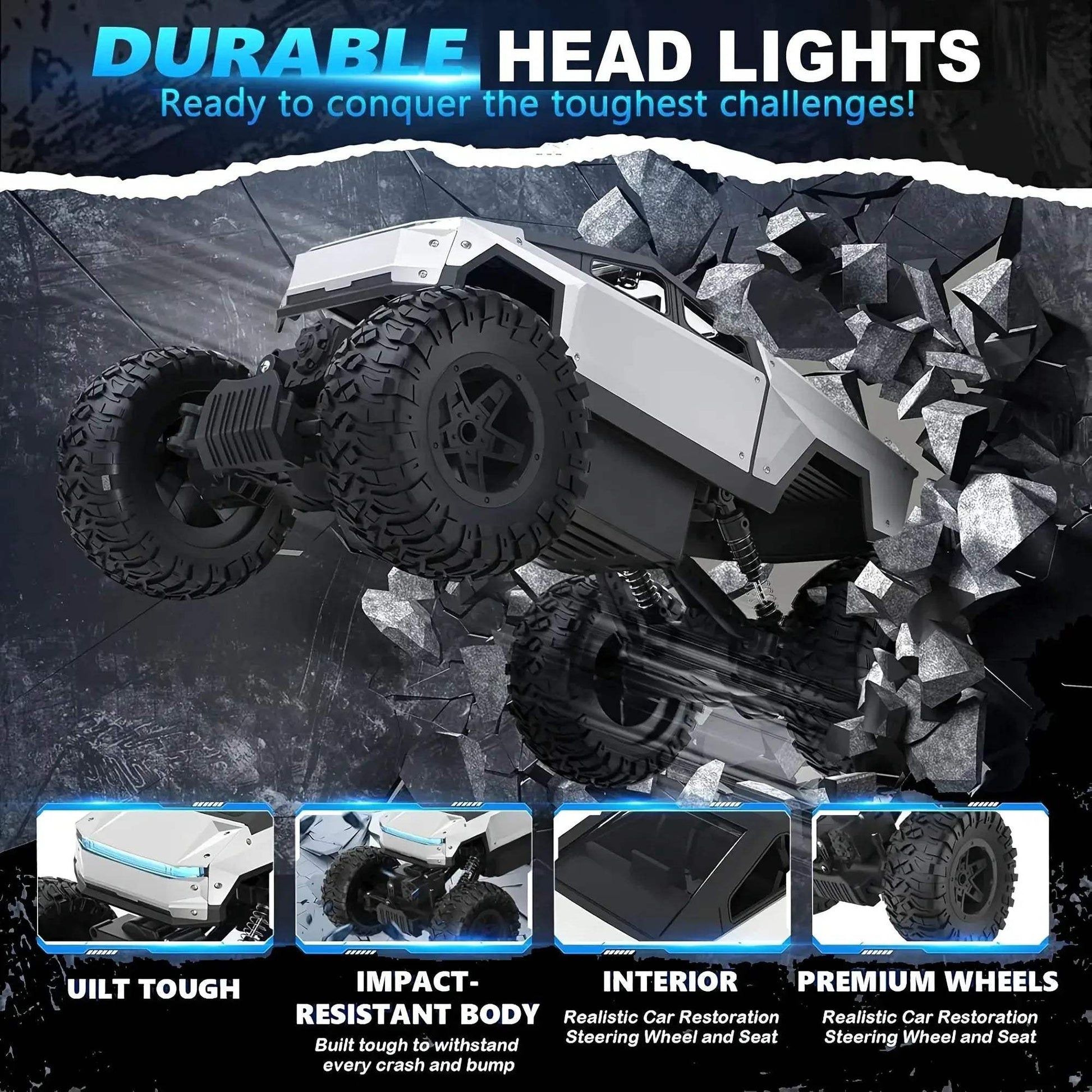 Amphibious RC Car 4WD Off Road Monster Truck Waterproof - ToylandEU