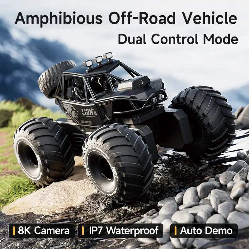  Amphibious RC Crawler 4WD IPX7 Waterproof HD Camera -  ToylandEU™