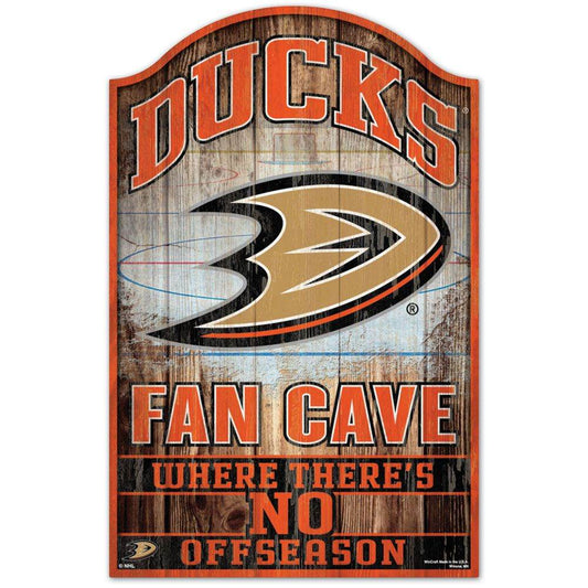 Anaheim Ducks 11x17 Wood Sign Fan Cave Decor Antique Finish - ToylandEU