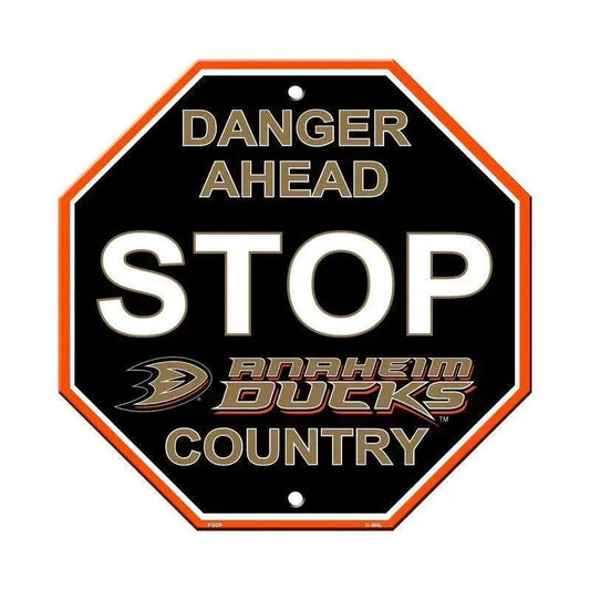  Anaheim Ducks 12x12 Plastic Stop Style Sign CO Vibrant Color -  ToylandEU™