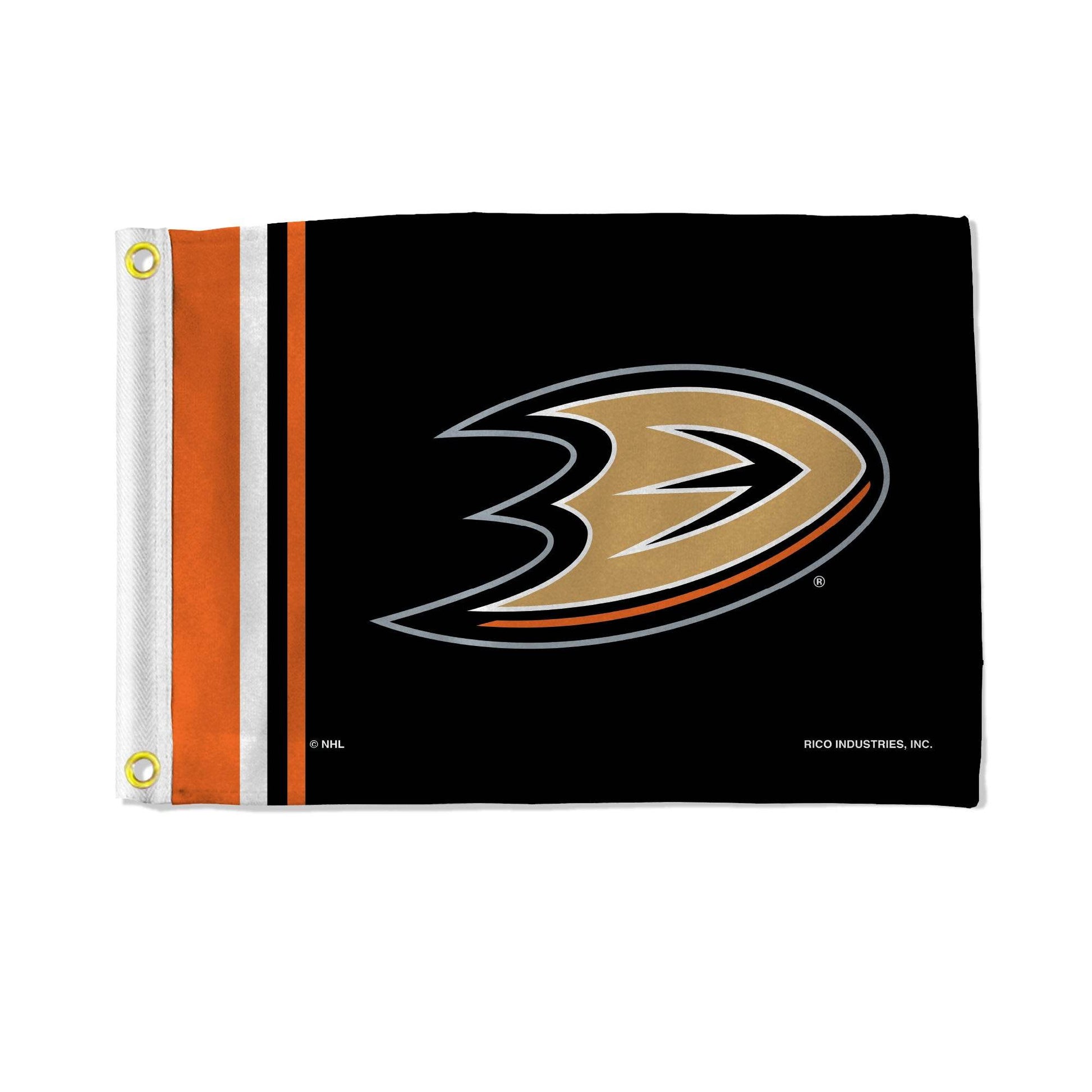 Anaheim Ducks Flag 12x17 Striped Utility Banner Display - ToylandEU