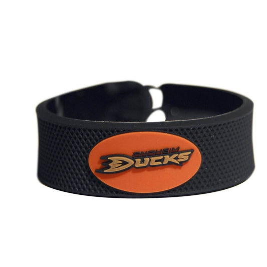 Anaheim Ducks Leather Bracelet Ceramic Bead Adjustable - ToylandEU