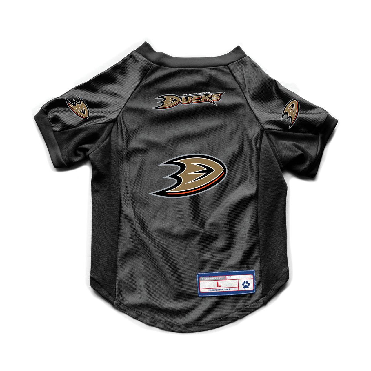 Anaheim Ducks Pet Jersey XS Stretch Panels For Dogs - ToylandEU