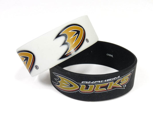 Anaheim Ducks Wide Bracelets Two Pack Officially Licensed - ToylandEU
